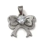 304 Stainless Steel Cubic Zirconia Pendants