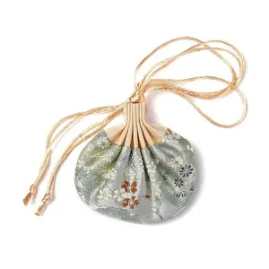 Chinese Brocade Sachet Coin Purses