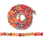 Electroplate Glass Beads Strands