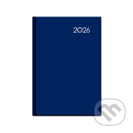 Týždenný diár FALCON 2026 (modrý) (12-mesačný, A5, stĺpcový)