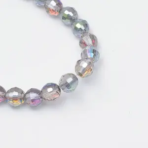 Electroplate Glass Bead Strands