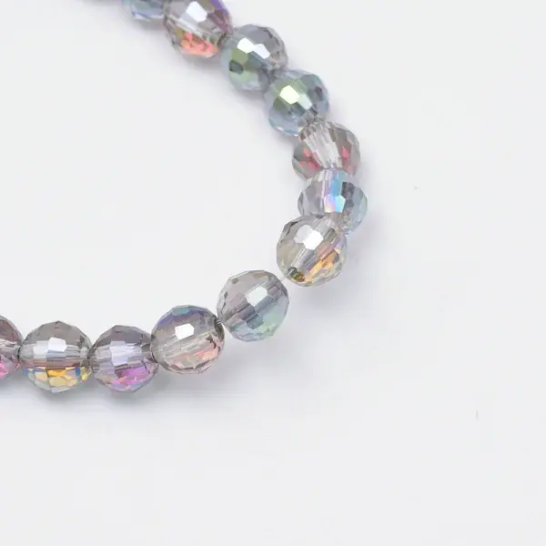 Electroplate Glass Bead Strands