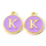 Golden Plated Alloy Enamel Charms