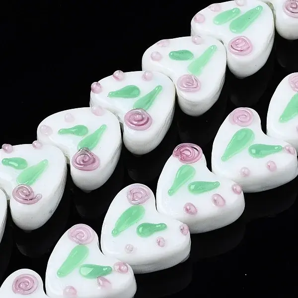 Handmade Bumpy Lampwork Beads Strands