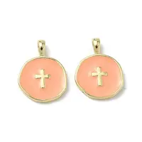 Brass Enamel Pendants