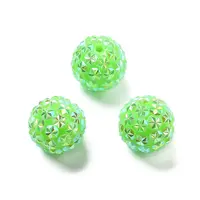 Acrylic Rhinestone Ball Beads