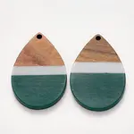 Resin & Walnut Wood Pendants