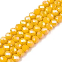 Electroplate Glass Beads Strands