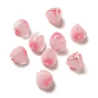 Simulation Lotus Shape Acrylic Beads