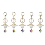 Resin & Alloy Enamel Pendant Keychain