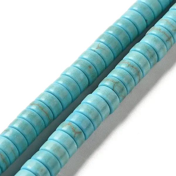 Synthetic Turquoise Dyed Beads Strands