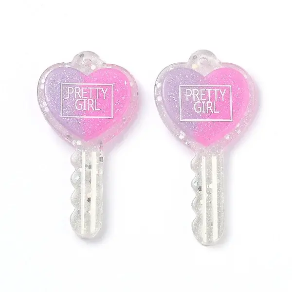 Two Tone Resin Big Pendants