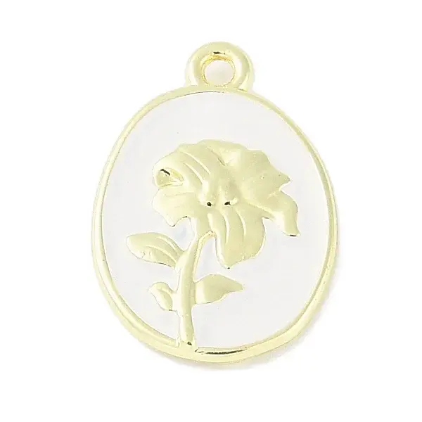 Rack Plating Spray Painted Alloy Pendants