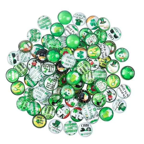 Glass Irish Cabochons