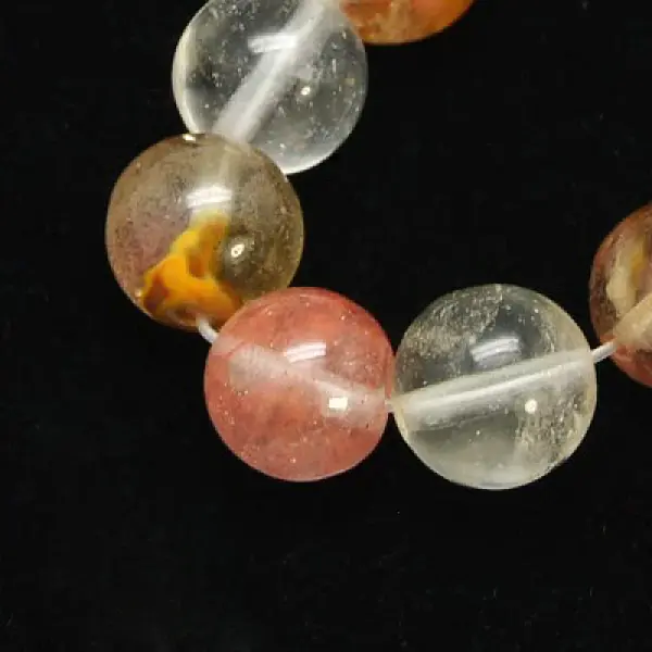 Tigerskin Glass Beads Strands