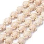 Dyed Synthetic Turquoise Beads Strands