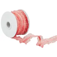 Nylon Pleated Elastic Mesh Lace Ribbon