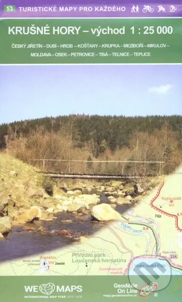Krušné hory-východ 1:25T /53 Turistické mapy pro každého