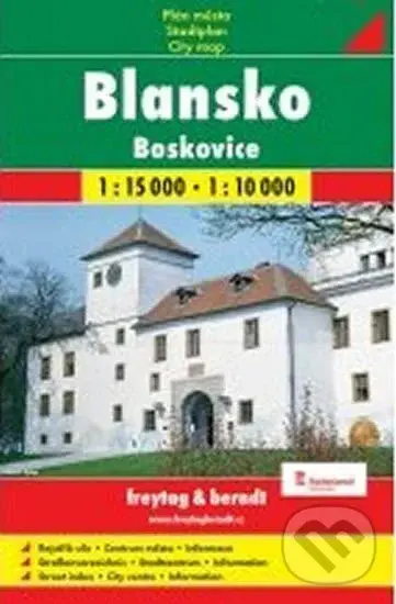 Blansko, Boskovice mapa 1:15 000