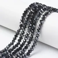 Electroplate Opaque Glass Beads Strands
