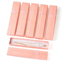 Bow Tie Cardboard Jewelry Necklace Boxes