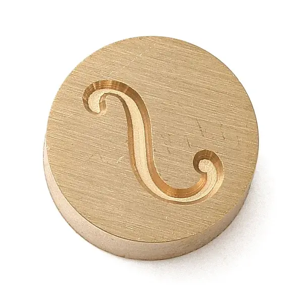 Golden Tone Brass Letter Stamps
