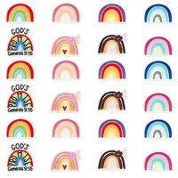 24Pcs 8 Style Silicone Focal Beads