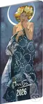 NOTIQUE Kapesní diář plánovací měsíční Alfons Mucha 2026