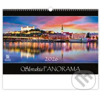 Nástenný kalendár Slovakia Panorama 2026 (slovenské menné kalendárium)
