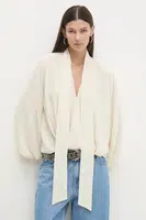 Halenka Answear.LAB dámská, béžová barva, hladká