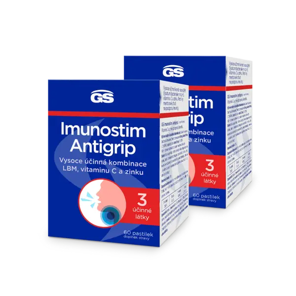 GS Imunostim Antigrip, 2 × 60 pastilek