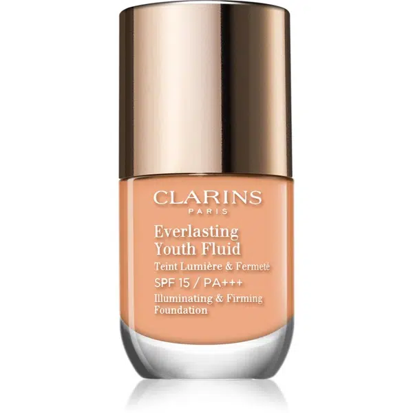 Clarins Everlasting Youth Fluid Foundation rozjasňující make-up SPF 15 odstín 108 Sand 30 ml