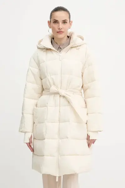 Bunda Armani Exchange béžová barva, zimní, XW000649 AF16207