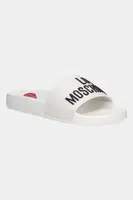 Pantofle Love Moschino dámské, bílá barva