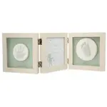 Kaloo Intemporel Dřevěný rámeček na fotku s 2 otisky 3-dílný
