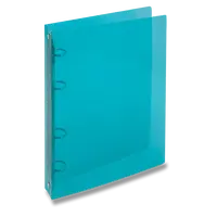 4kroužkový pořadač Transparent, A4, 20 mm - modrý