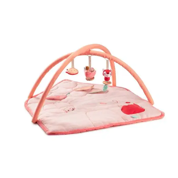 Lilliputiens - dětský hrací koberec s obloukem - lesní dobrodružství