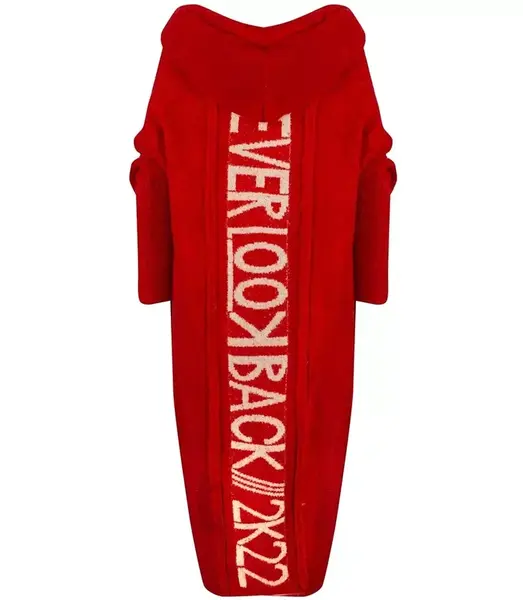 Pri Long cardigan sweater with wool NEVER LOOK BACK