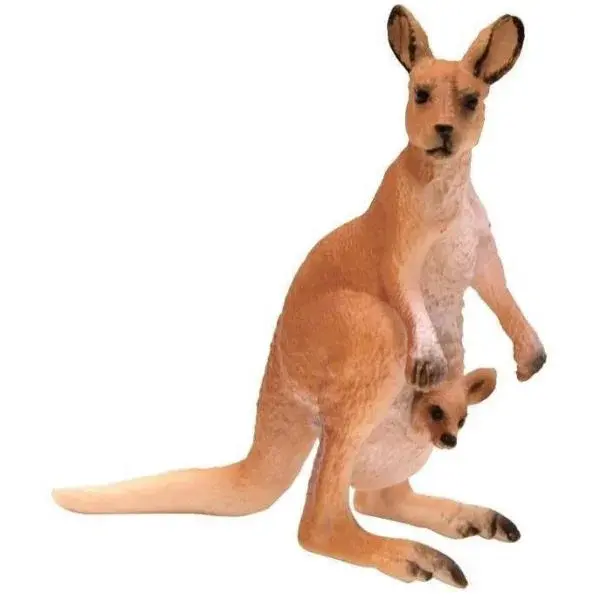 Figurka Klokan s mládětem, 9 cm