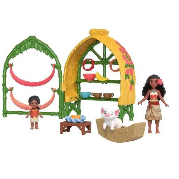 Mattel Vaiana malá panenka a sestra ve vesničce