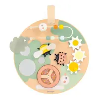 Janod Sweet Cocoon Dřevěná motorická deska s aktivitami Zahrada