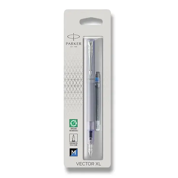 Parker Vector XL Blue plnicí pero, hrot M