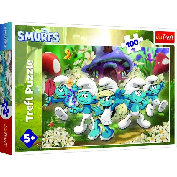Trefl Puzzle 100 Seznamte se se Šmouly