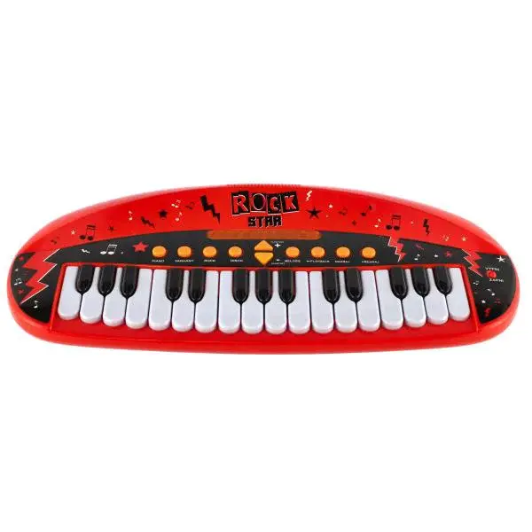 Pianko ROCK STAR 31 kláves plast 46cm na baterie se zvukem a světlem