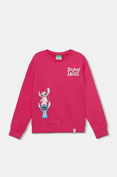 Dětská bavlněná mikina United Colors of Benetton