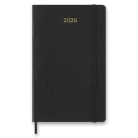 Diář Moleskine Precious & Ethical 2026 - měkké desky, L, týdenní, černý