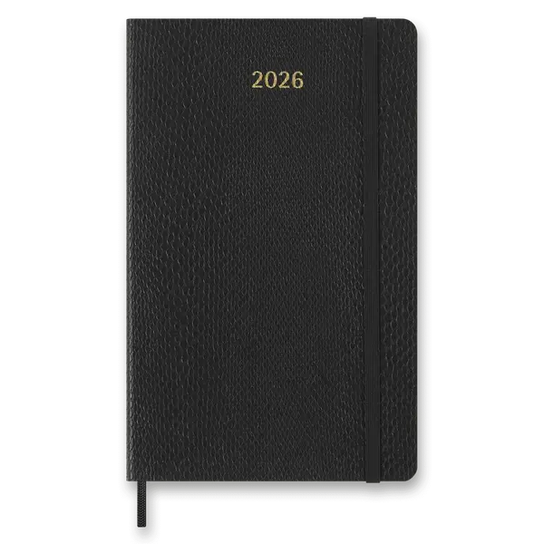 Diář Moleskine Precious & Ethical 2026 - měkké desky, L, týdenní, černý