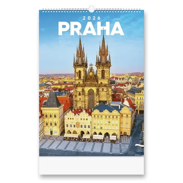 Nástěnný kalendář Praha 2026