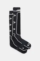 Ponožky Oakley PATROL šedá barva, FOS901950