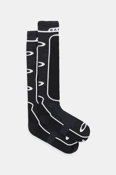 Ponožky Oakley PATROL šedá barva, FOS901950